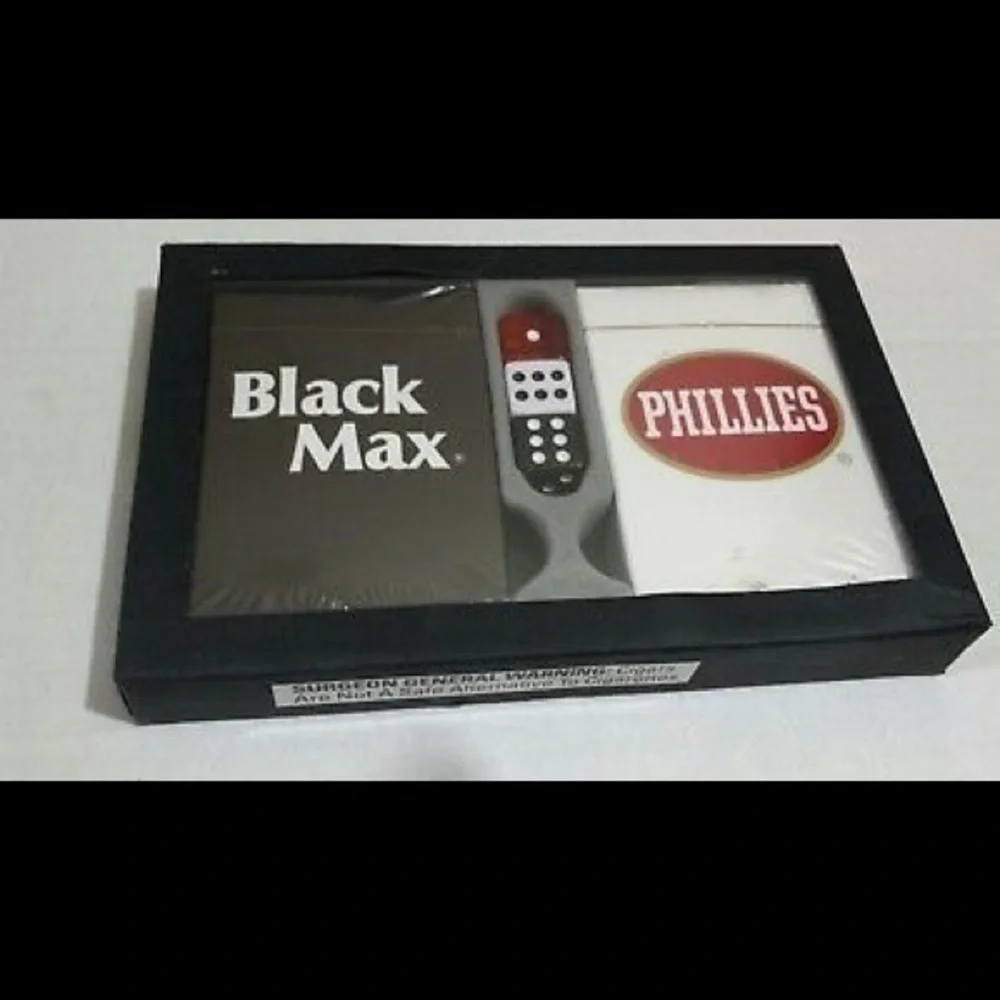 Black Max/Phillies Playing Cards/Dice Set